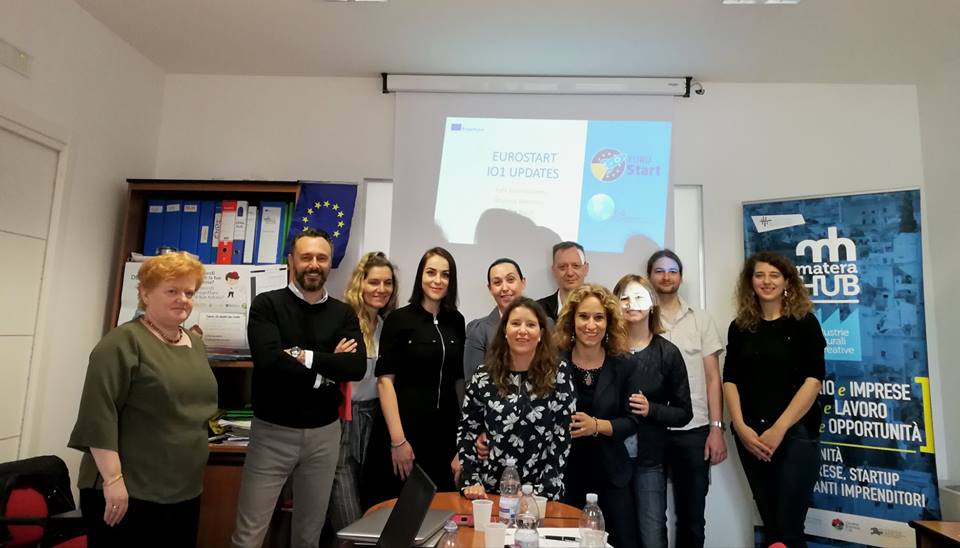 Reunión del proyecto Europeo EUROSTART en Matera